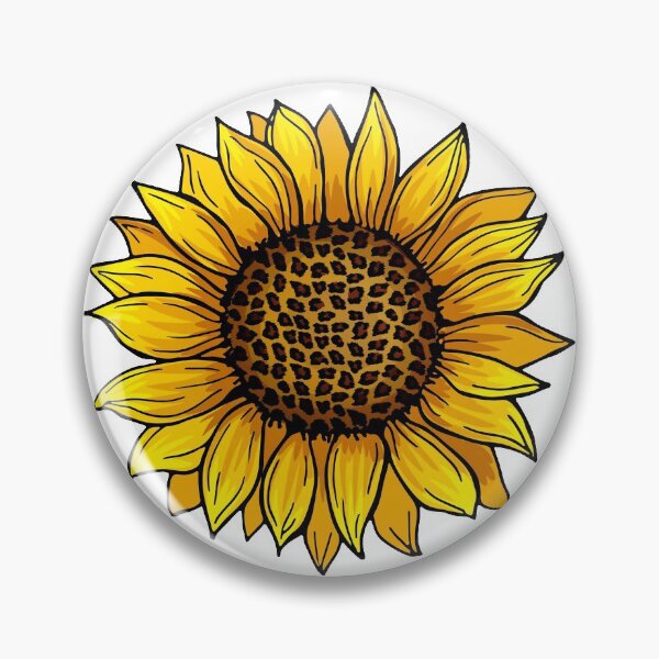 Item preview, Leopard Sunflower on White designed and sold by WildHoneyDesign.