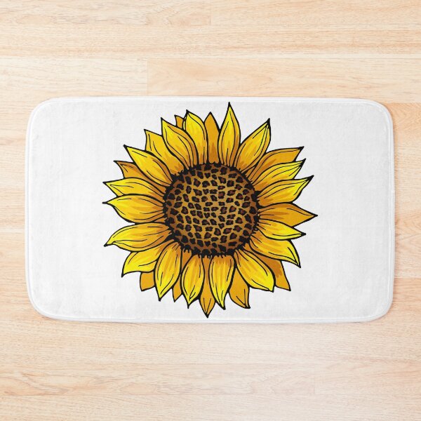 Item preview, Leopard Sunflower on White designed and sold by WildHoneyDesign.