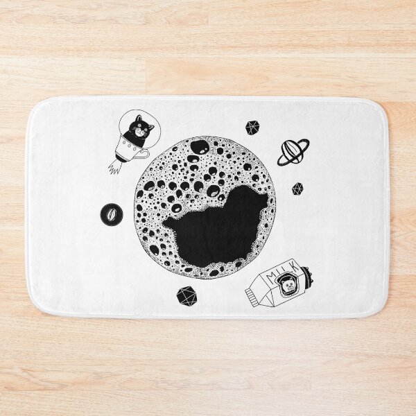 Item preview, Coffee planet and space cats designed and sold by Pacesyte.