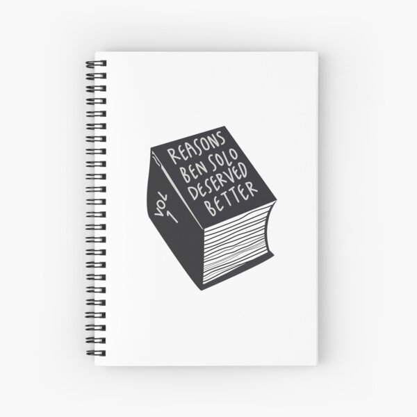 razones por las que ben solo merecía algo mejor Cuaderno de espiral