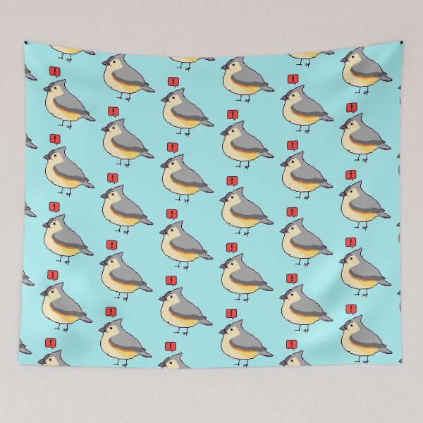 Item preview, Birb - Tufted Titmouse in alert designed and sold by AlbinoSnowman.