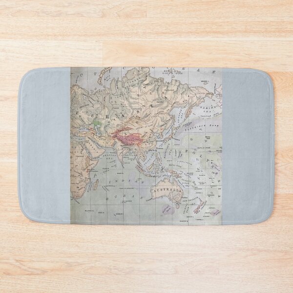 Item preview, Europe and Asia, antique map 1800s designed and sold by djrunnels.