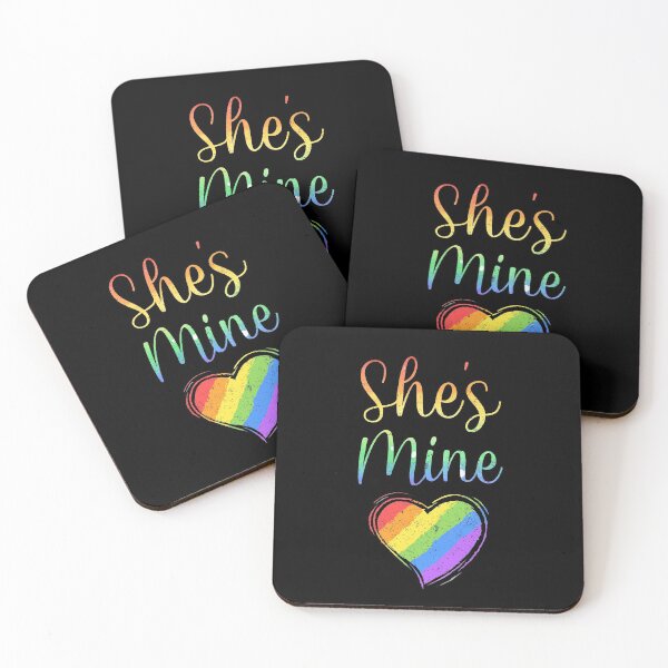 Item preview, She’s Mine Lesbian Gift designed and sold by Smart-Bee.