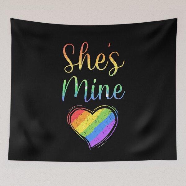 Item preview, She’s Mine Lesbian Gift designed and sold by Smart-Bee.