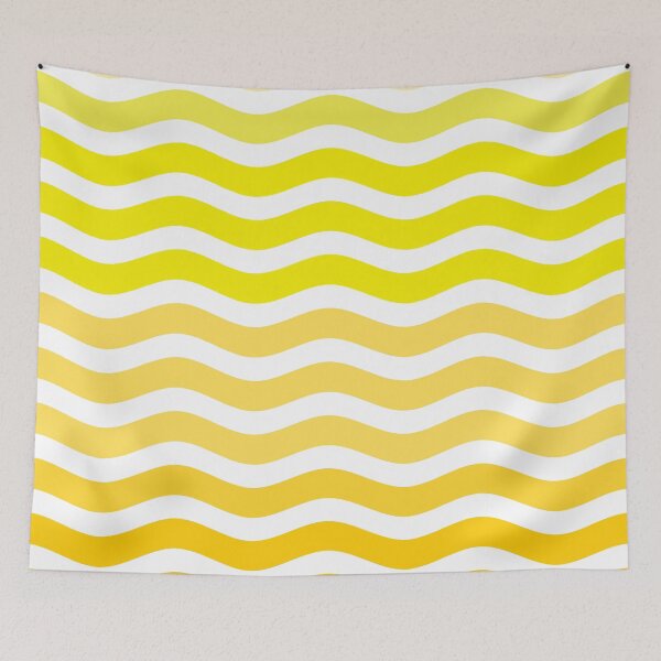 Item preview, Cute summer yellow wave graphic pattern  designed and sold by likebakerdo.