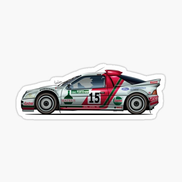 Audi Sport Autocollant Voiture Autocollant Vinyle Rouge Autocollants Course 100 mm Racing Rally