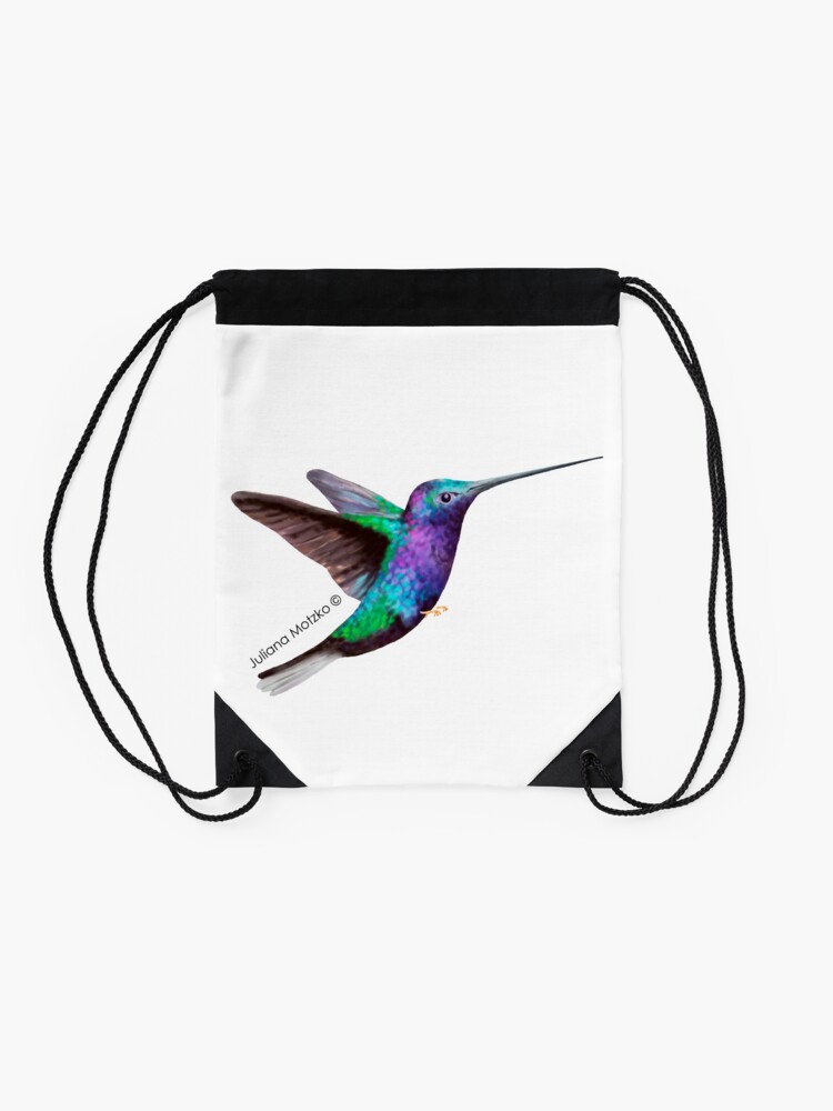 Alternate view of Hummingbird Drawstring Bag