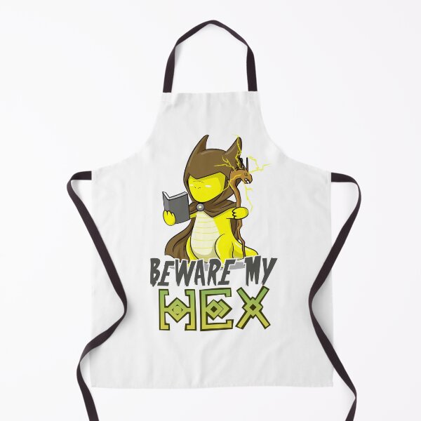 Item preview, Beware my Hex - Dragon Warlock designed and sold by gallantgoblin.