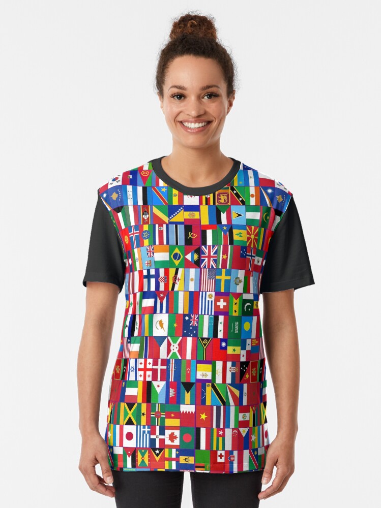 "Flags of the world" Tshirt for Sale by DusicaP Redbubble flag