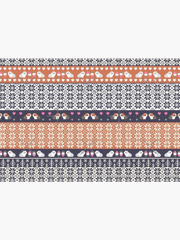 Guinea Pigs Christmas Sweater Pattern by Miri-Noristudio