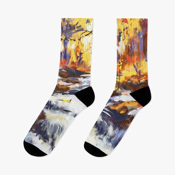 Item preview, Autumnal forest creek  designed and sold by Mikko Tyllinen.