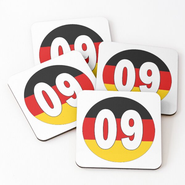 Item preview, Number 09 with Germany flag on the background designed and sold by AllShirts21.