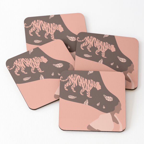 Item preview, tiger in woman hair designed and sold by Jaz-ai.