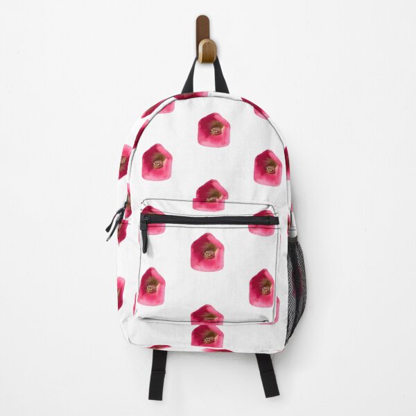 Item preview, Baby Frog Inside The Pink Mandevilla designed and sold by Zina Stromberg.