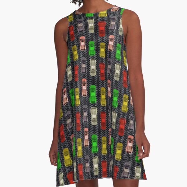 Game Car Race 2 A-Line Dress