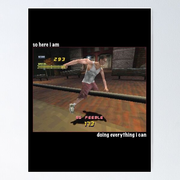 Tony Hawk's Pro Skater 1 + 2 Poster – My Hot Posters