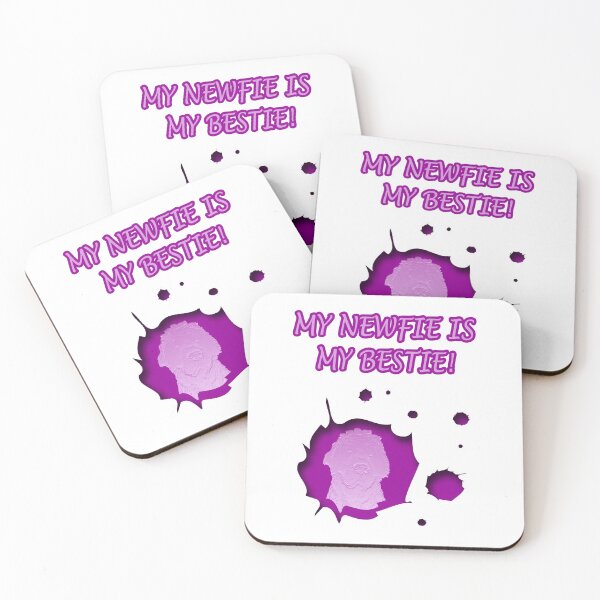 Item preview, Newfoundland dog best friend purple designed and sold by Moonyflower.