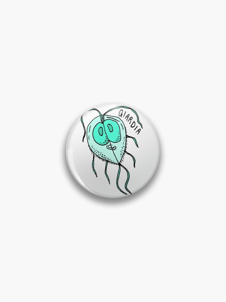 Chapa «Giardia Parásito Biología De Dibujos Animados» de FreshCrayonsArt | Redbubble Chapa «Giardia Parásito Biología De Dibujos Animados» de FreshCrayonsArt | Redbubble