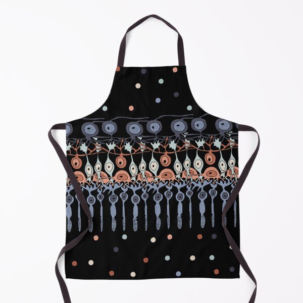 Item preview, Retinal Circuitry - Color on Black designed and sold by Hodgepodge Bricolage.