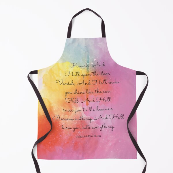 Item preview, Knock, And He'll open the door. Jalal Ad-Din Rumi designed and sold by StudioCitrine.