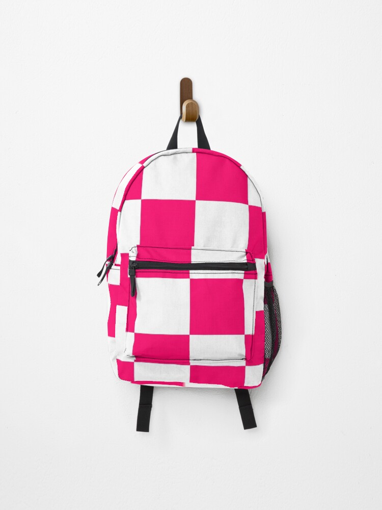 bright pink backpack