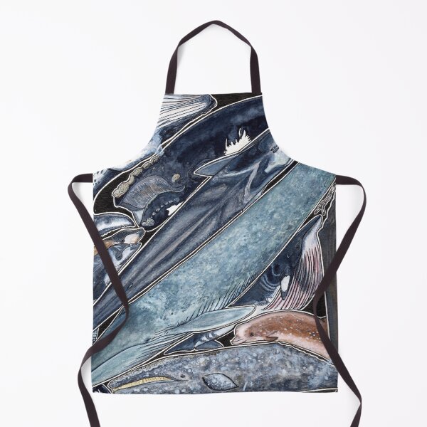 Item preview, Sperm whale, grey, blue, fin, minke and right whales designed and sold by chloeyzoard.