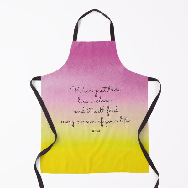 Item preview, Wear gratitude like a cloak, and it will feed every corner of your life. Rumi designed and sold by StudioCitrine.