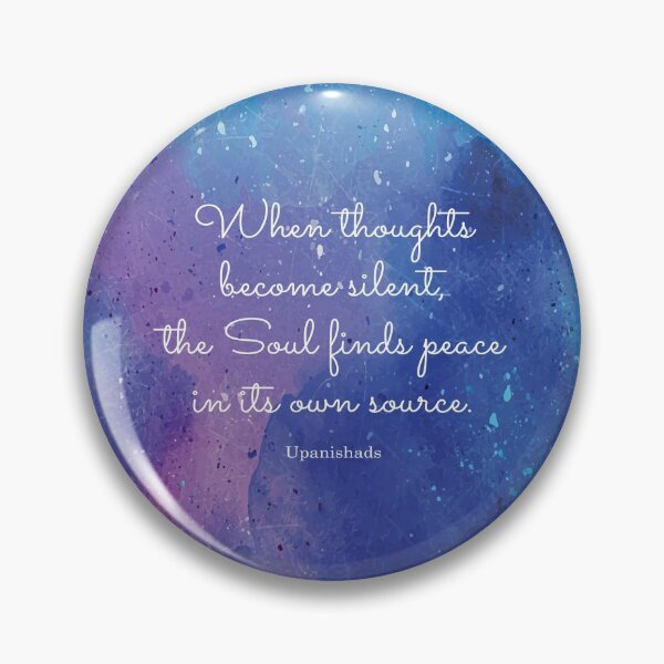 Item preview, When thoughts become silent, the Soul finds peace in its own source. Upanishads designed and sold by StudioCitrine.