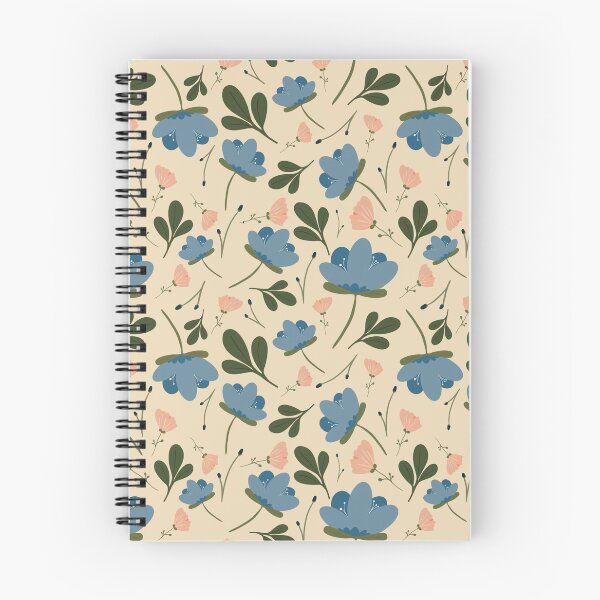 Item preview, Floral azul y rosa designed and sold by AtlasPrints.