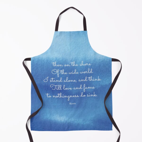 Item preview, then on the shore of the wide world I stand alone - Keats designed and sold by StudioCitrine.