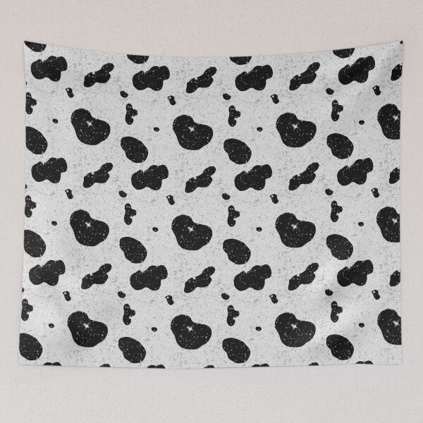 Item preview, Glitter Cow Print Pattern designed and sold by RoserinArt.