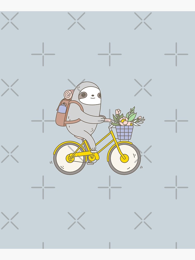 Biking Sloth by Miri-Noristudio