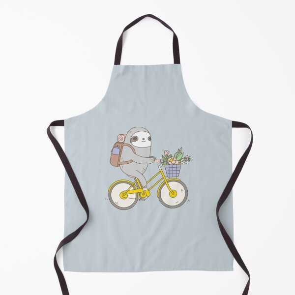 I Cycle For Beer Cycling Apron Funny Novelty Kitchen Cooking 