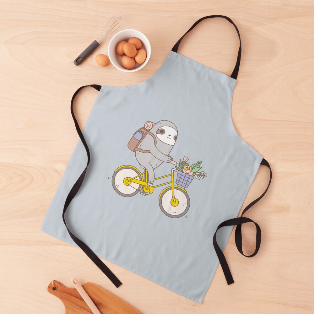 Biking Sloth Apron