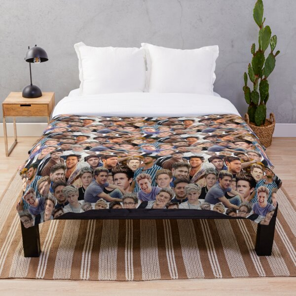 Niall Horan Collage Throw Blanket