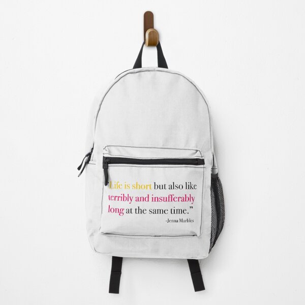 Item preview, Life is Short Jenna Marbles designed and sold by Elle Hazlett.