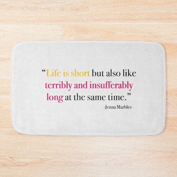 Item preview, Life is Short Jenna Marbles designed and sold by Elle  Hazlett.