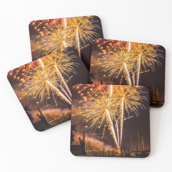 Item preview, Fourth of July, an adventure for the eyes, fireworks in the night sky designed and sold by Steven Kight.