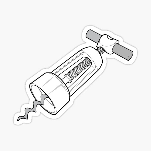 Monopol Bell Corkscrew Sticker