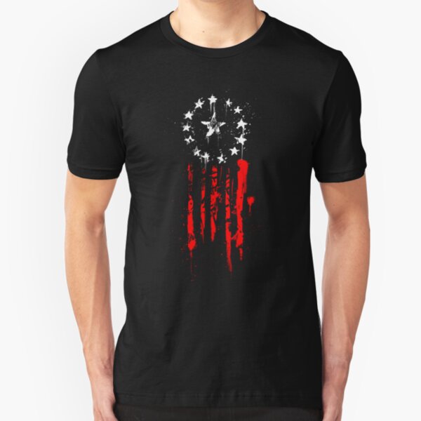 Old World Flag Slim Fit T-Shirt