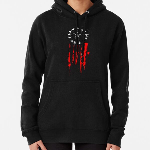 Old World Flag Pullover Hoodie
