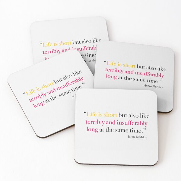 Item preview, Life is Short Jenna Marbles designed and sold by Elle  Hazlett.