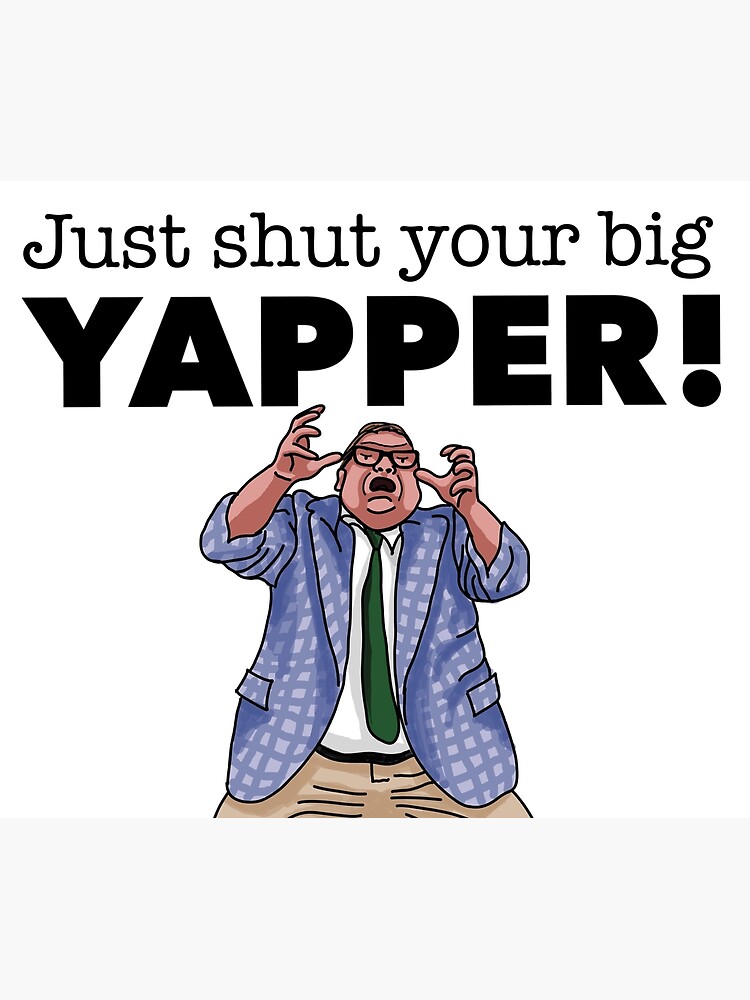 Shut Your Yapper Matt Foley Raised Hands Tapestry By Km83 Redbubble