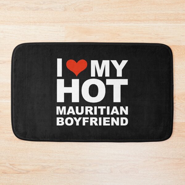 Item preview, I Love my hot Mauritian Boyfriend Valentine's Day Mauritius designed and sold by losttribe.