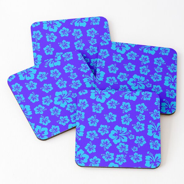 Item preview,  Aqua Blue Hibiscus Floral Pattern Hawaiian Tropical Print designed and sold by pcreations.