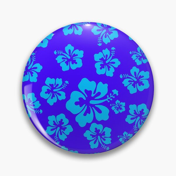 Item preview,  Aqua Blue Hibiscus Floral Pattern Hawaiian Tropical Print designed and sold by pcreations.