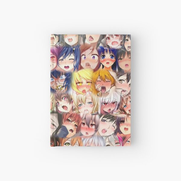 Ahegao Hardcover Journals | Redbubble