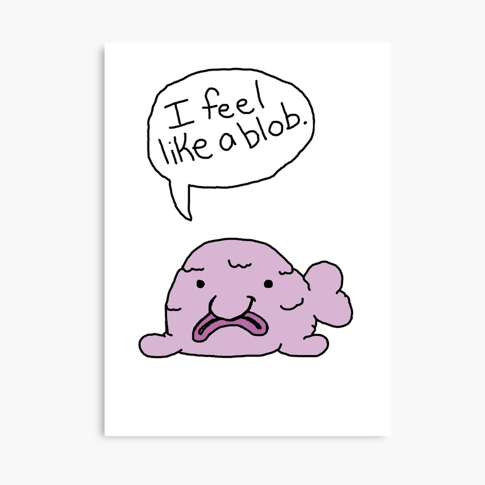 Blobby Blobfish Greeting Card for Sale by ShamrockTea