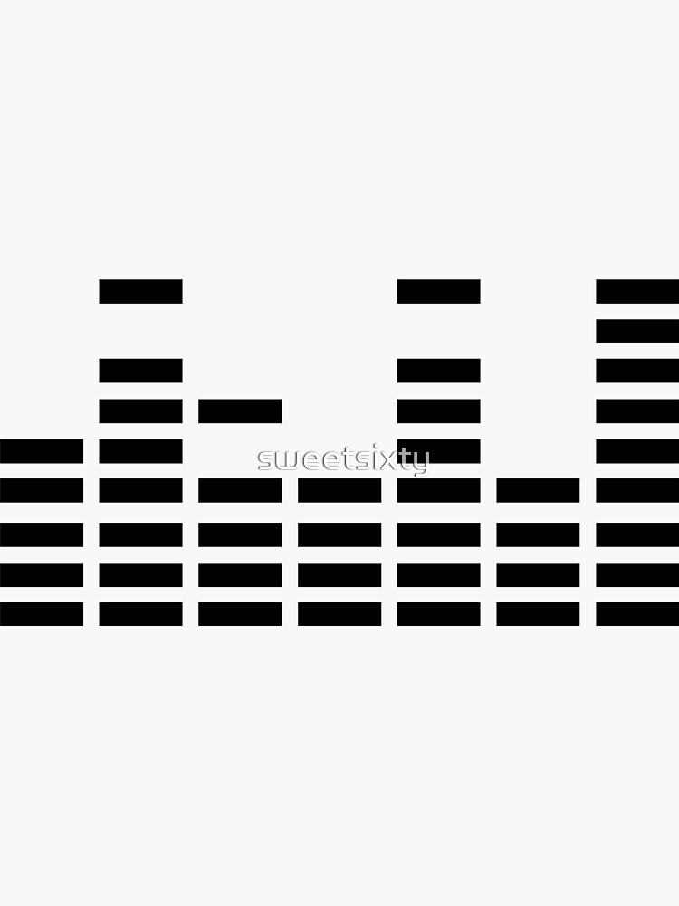 "Equalizer" Sticker by sweetsixty Redbubble