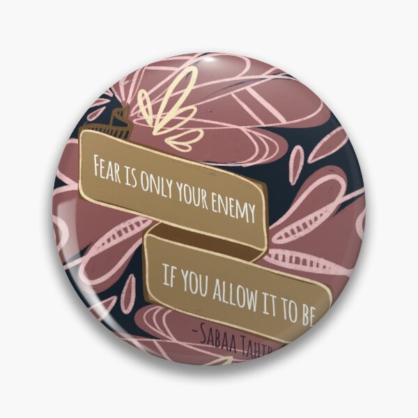 Item preview, Fear is Only Your Enemy if you Allow it to be - An Ember in the Ashes designed and sold by Manda Lyn LaCorte.